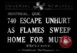 Image les pompiers Montréal Québec Canada, 1941, de la seconde 1 séquences d'archives historiques vidéo 65675037923