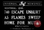 Image les pompiers Montréal Québec Canada, 1941, de la seconde 4 séquences d'archives historiques vidéo 65675037923