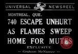 Image les pompiers Montréal Québec Canada, 1941, de la seconde 6 séquences d'archives historiques vidéo 65675037923