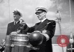Standbild George Arida mit Hitlers Aviso Grille Yacht New York United States USA, 1949, aus Sekunde 12 historischem Filmmaterial Videoclip 65675037927