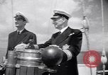 Standbild George Arida mit Hitlers Aviso Grille Yacht New York United States USA, 1949, aus Sekunde 14 historischem Filmmaterial Videoclip 65675037927