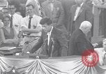 Image of Senator John Kennedy speaking  Chicago Illinois USA, 1956, second 1 stock footage video 65675037941