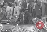 Image of Senator John Kennedy speaking  Chicago Illinois USA, 1956, second 41 stock footage video 65675037941