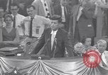 Image of Senator John Kennedy speaking  Chicago Illinois USA, 1956, second 57 stock footage video 65675037941