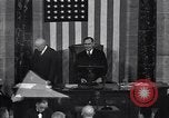 Image of Joseph Martin and Sam Rayburn in Congress Washington DC USA, 1953, second 50 stock footage video 65675037944