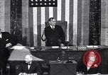 Image of Joseph Martin and Sam Rayburn in Congress Washington DC USA, 1953, second 59 stock footage video 65675037944