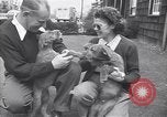 Standbild Mann und Frau mit zwei Hunden United States USA, 1948, aus Sekunde 22 historischem Filmmaterial Videoclip 65675037951