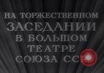 Image Yasnov Mikhaio parle au 35e anniversaire de la révolution Moscou Russie Union Soviétique, 1952, de la seconde 8 séquences d'archives historiques vidéo 65675037974