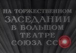 Image Yasnov Mikhaio parle au 35e anniversaire de la révolution Moscou Russie Union Soviétique, 1952, de la seconde 11 séquences d'archives historiques vidéo 65675037974