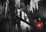 Image of Queen Elizabeth and Prince Philip visit caves New Zealand, 1954, second 24 stock footage video 65675037984