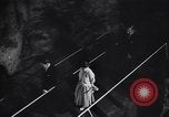 Image of Queen Elizabeth and Prince Philip visit caves New Zealand, 1954, second 39 stock footage video 65675037984