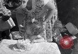 Image of first birthday of Nancy Gayle born to dwarf parents Austin Texas USA, 1950, second 18 stock footage video 65675038032