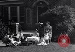 Image of first birthday of Nancy Gayle born to dwarf parents Austin Texas USA, 1950, second 40 stock footage video 65675038032