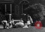 Image of first birthday of Nancy Gayle born to dwarf parents Austin Texas USA, 1950, second 41 stock footage video 65675038032