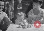 Image of first birthday of Nancy Gayle born to dwarf parents Austin Texas USA, 1950, second 51 stock footage video 65675038032