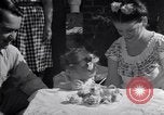 Image of first birthday of Nancy Gayle born to dwarf parents Austin Texas USA, 1950, second 61 stock footage video 65675038032