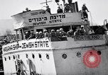 Image of Jewish refugees arrive at Haifa Palestine Palestine, 1947, second 12 stock footage video 65675038056