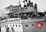 Image of Jewish refugees arrive at Haifa Palestine Palestine, 1947, second 14 stock footage video 65675038056