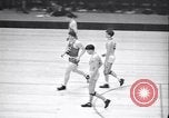 Image of Olympic qualifying Basketball game at Madison Square Garden New York City USA, 1936, second 26 stock footage video 65675038058