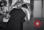 Image of men use typewriters in newspaper news room United States USA, 1938, second 36 stock footage video 65675038059