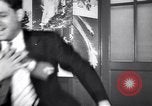 Image of men use typewriters in newspaper news room United States USA, 1938, second 55 stock footage video 65675038059