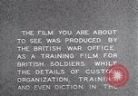Image of interrogation of British troops by German officers United Kingdom, 1941, second 33 stock footage video 65675038073