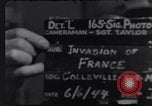Image of United States troops Normandy France, 1944, second 3 stock footage video 65675038163