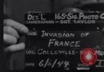 Image of United States troops Normandy France, 1944, second 6 stock footage video 65675038163