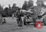 Image of German POW explains artillery to American soldier France, 1944, second 8 stock footage video 65675038185