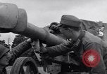 Image of German POW explains artillery to American soldier France, 1944, second 14 stock footage video 65675038185