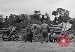 Image of German POW explains artillery to American soldier France, 1944, second 26 stock footage video 65675038185