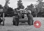 Image of German POW explains artillery to American soldier France, 1944, second 34 stock footage video 65675038185