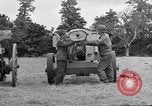 Image of German POW explains artillery to American soldier France, 1944, second 41 stock footage video 65675038185