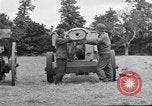 Image of German POW explains artillery to American soldier France, 1944, second 42 stock footage video 65675038185