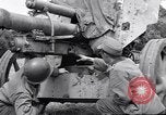 Image of German POW explains artillery to American soldier France, 1944, second 60 stock footage video 65675038185