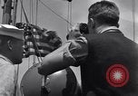 Standbild US-Militär Fahrzeuge geladen auf Invasion Schiffe Portland Head England, 1944, aus Sekunde 24 historischem Filmmaterial Videoclip 65675038189
