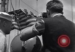Standbild US-Militär Fahrzeuge geladen auf Invasion Schiffe Portland Head England, 1944, aus Sekunde 25 historischem Filmmaterial Videoclip 65675038189