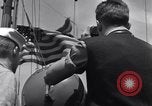 Standbild US-Militär Fahrzeuge geladen auf Invasion Schiffe Portland Head England, 1944, aus Sekunde 27 historischem Filmmaterial Videoclip 65675038189