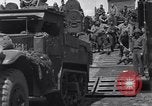 Standbild US-Militär Fahrzeuge geladen auf Invasion Schiffe Portland Head England, 1944, aus Sekunde 30 historischem Filmmaterial Videoclip 65675038189
