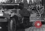 Standbild US-Militär Fahrzeuge geladen auf Invasion Schiffe Portland Head England, 1944, aus Sekunde 33 historischem Filmmaterial Videoclip 65675038189