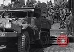Standbild US-Militär Fahrzeuge geladen auf Invasion Schiffe Portland Head England, 1944, aus Sekunde 34 historischem Filmmaterial Videoclip 65675038189
