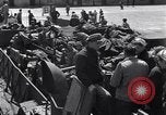Standbild US-Militär Fahrzeuge geladen auf Invasion Schiffe Portland Head England, 1944, aus Sekunde 60 historischem Filmmaterial Videoclip 65675038189