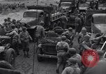 Image of US troops train for D-Day, at Braunton Burrows North Devon England United Kingdom, 1944, second 31 stock footage video 65675038194
