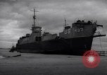 Image of Beached Large Landing Craft Infantry Normandy France, 1944, second 39 stock footage video 65675038216