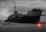 Image of Beached Large Landing Craft Infantry Normandy France, 1944, second 40 stock footage video 65675038216