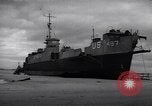 Image of Beached Large Landing Craft Infantry Normandy France, 1944, second 42 stock footage video 65675038216
