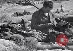 Image of American machine gunner Normandy France, 1944, second 43 stock footage video 65675038224