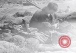 Image of American machine gunner Normandy France, 1944, second 59 stock footage video 65675038224