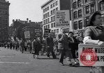 Image of New York Communist Party protest march New York City USA, 1950, second 32 stock footage video 65675038226