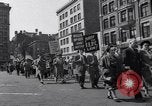 Image of New York Communist Party protest march New York City USA, 1950, second 35 stock footage video 65675038226